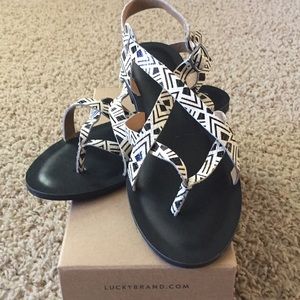 Lucky Brand Women’s Sandals Adinis 8.5 New Leather